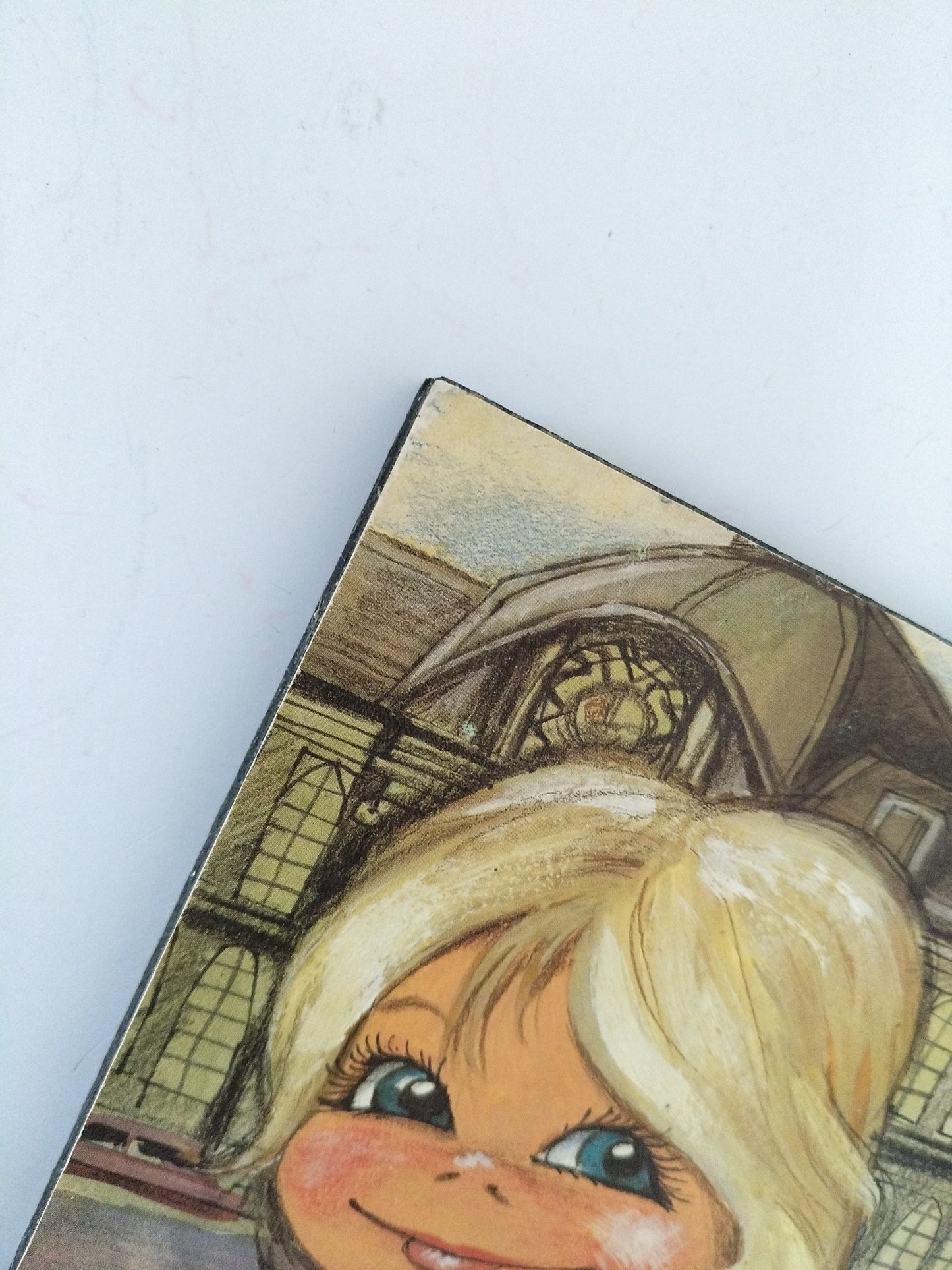 Illustration murale sur bois