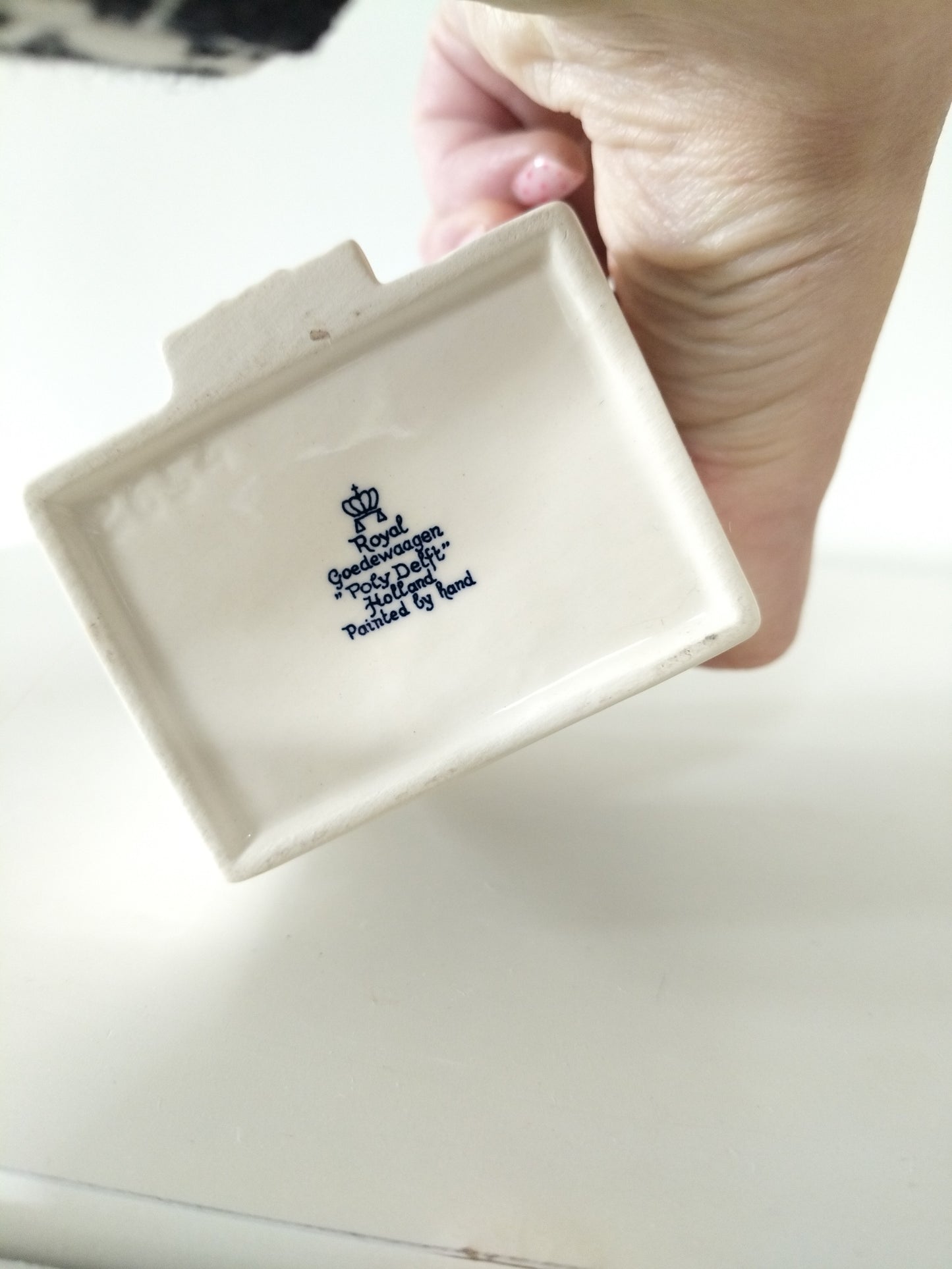 Maison/ banque miniature BNG/ Kempen&Co hollandaise tirelire en bleu de Delft/ Poly Delft au choix