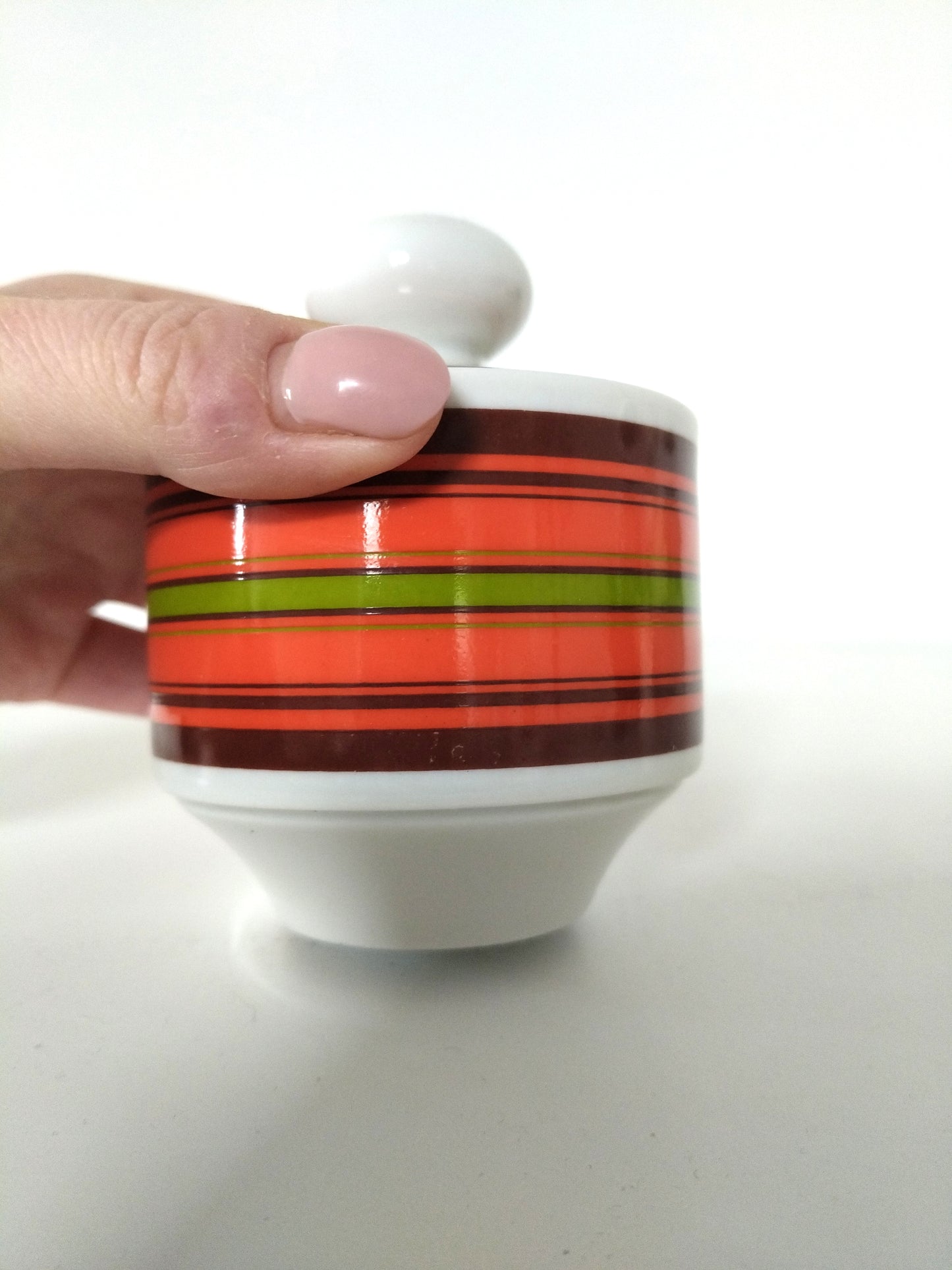 Sucrier/ boîte en porcelaine Mitterteich Bavaria - cetaitmieuxavant