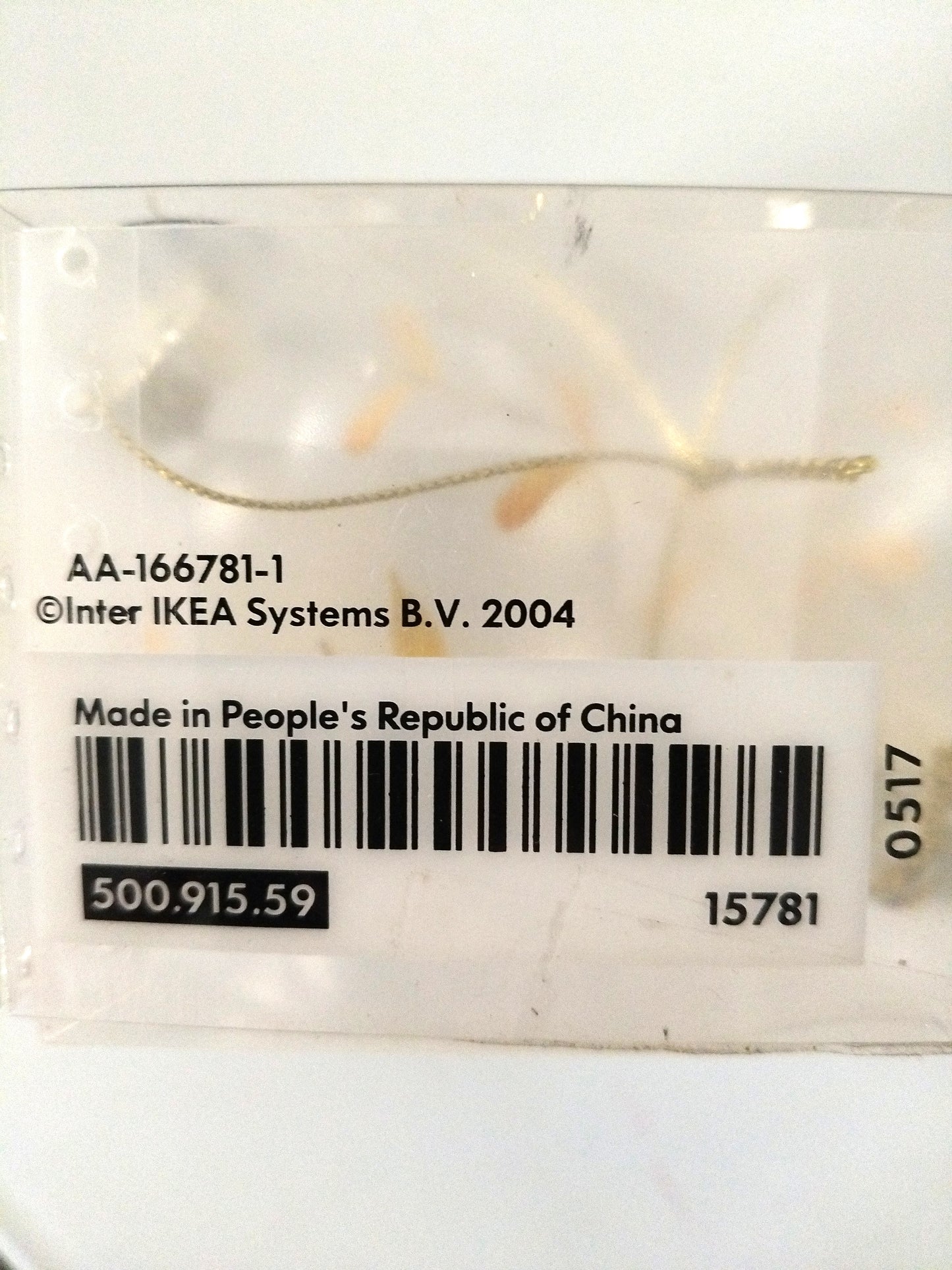 4 boules en verre Ikea Julen 2004