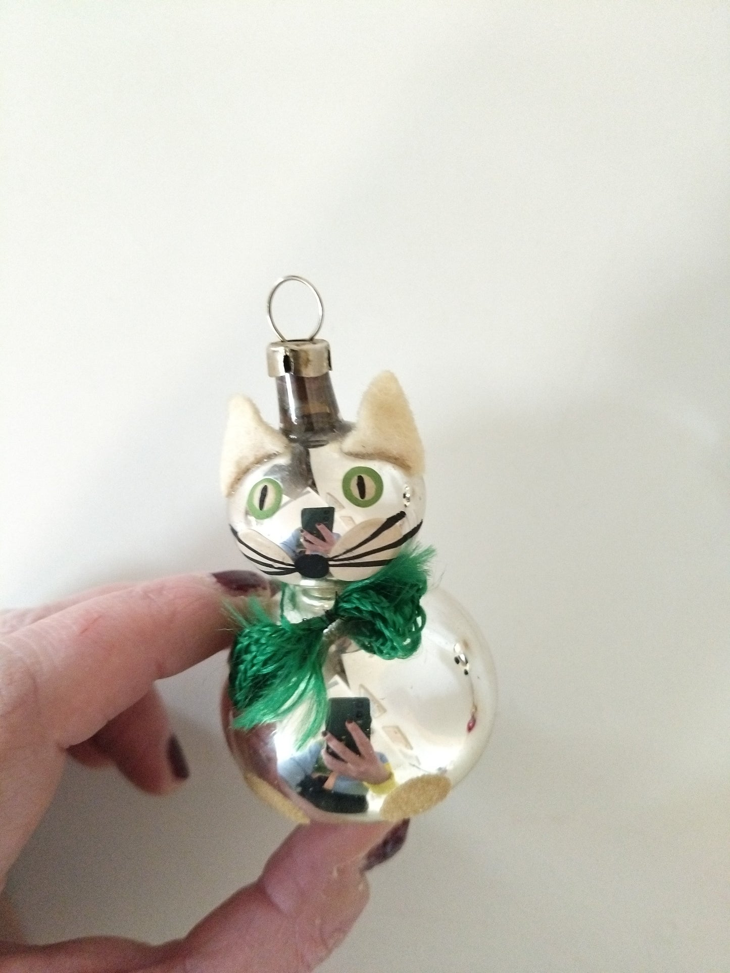 Ancienne boule de Noël en verre au choix