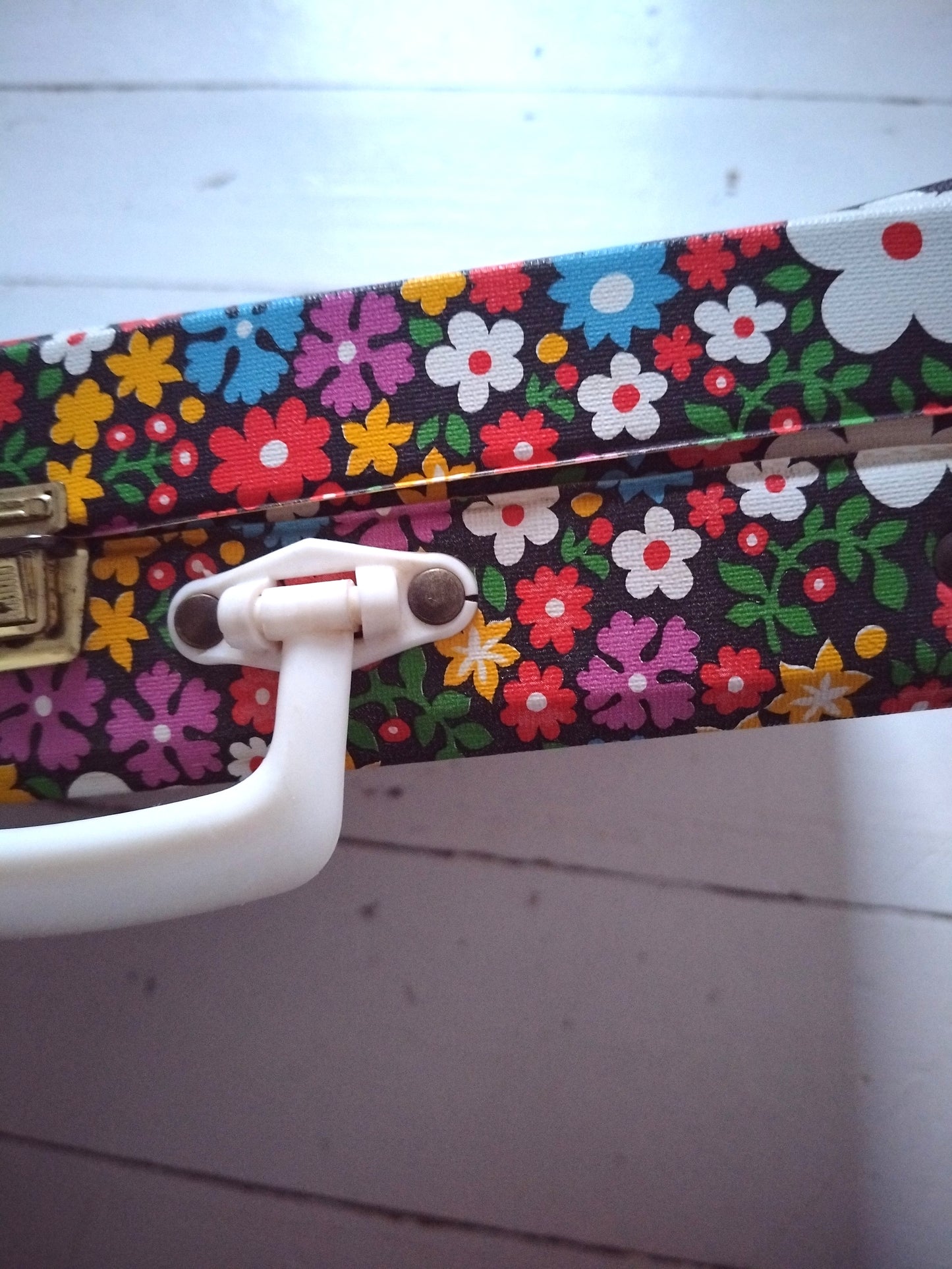 Valisette vintage flower power