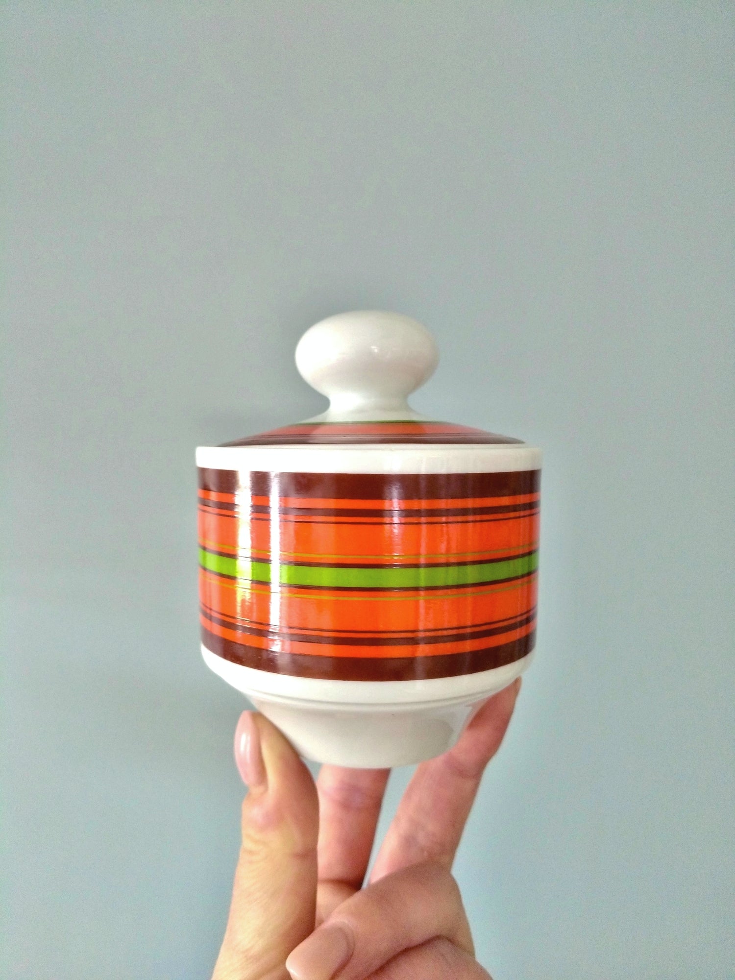 Sucrier/ boîte en porcelaine Mitterteich Bavaria - cetaitmieuxavant