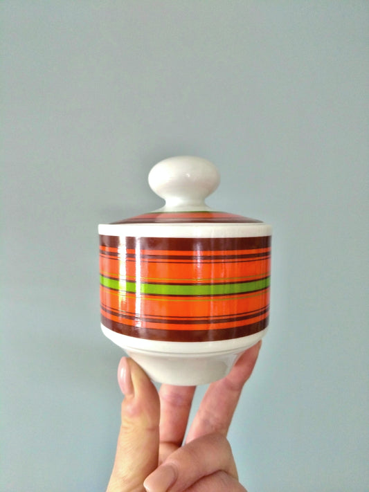 Sucrier/ boîte en porcelaine Mitterteich Bavaria - cetaitmieuxavant