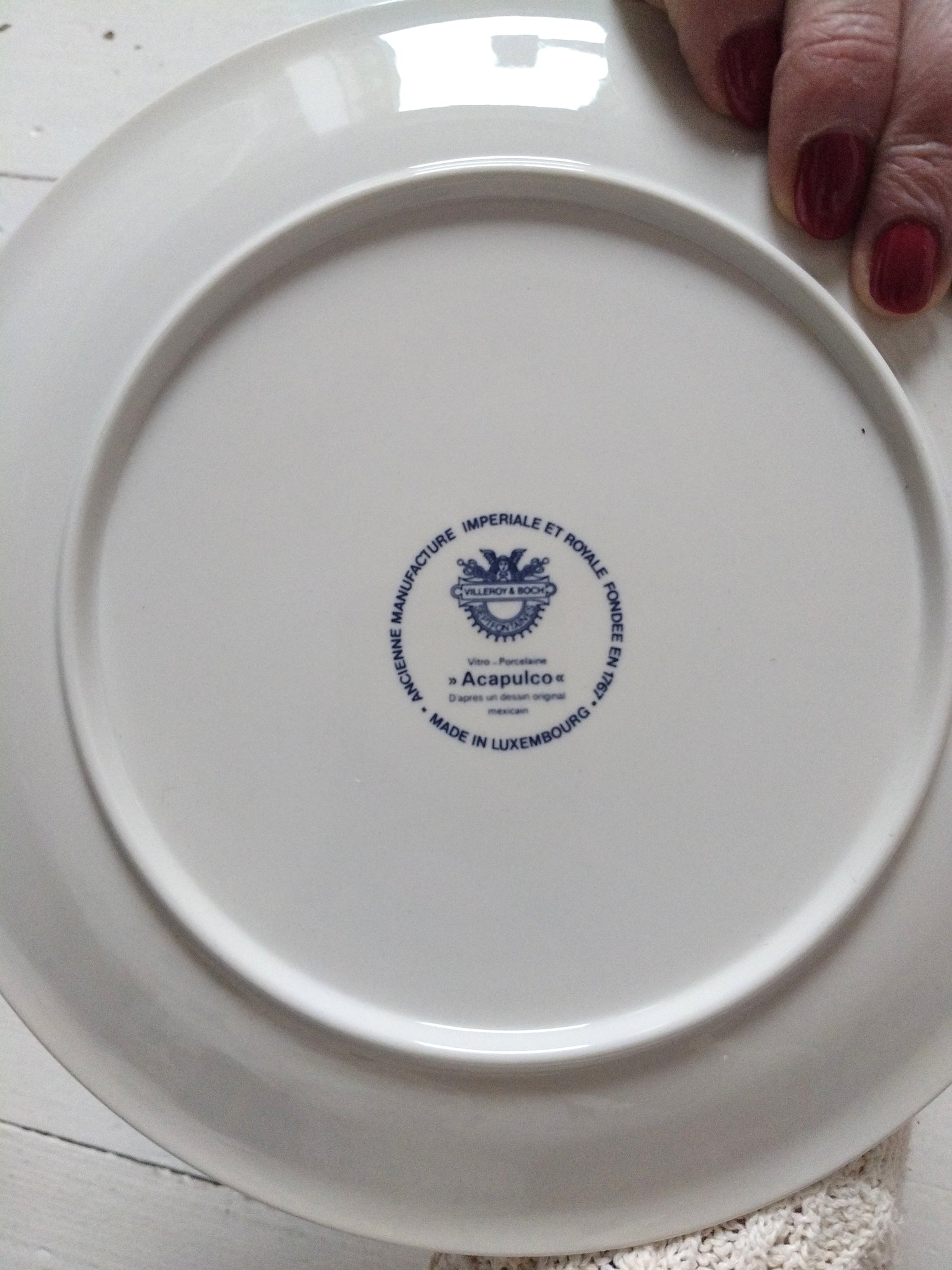 Assiette 20,5cm Villeroy et Boch Acapulco décor plein à l'unité - plusieurs pièces disponibles - cetaitmieuxavant