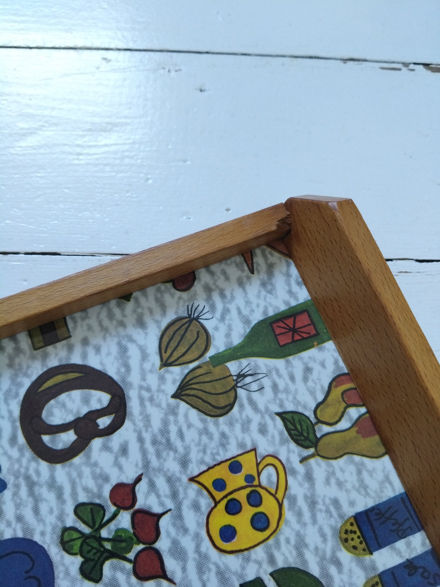 Plateau bois et plastique mélaminé 60's - cetaitmieuxavant