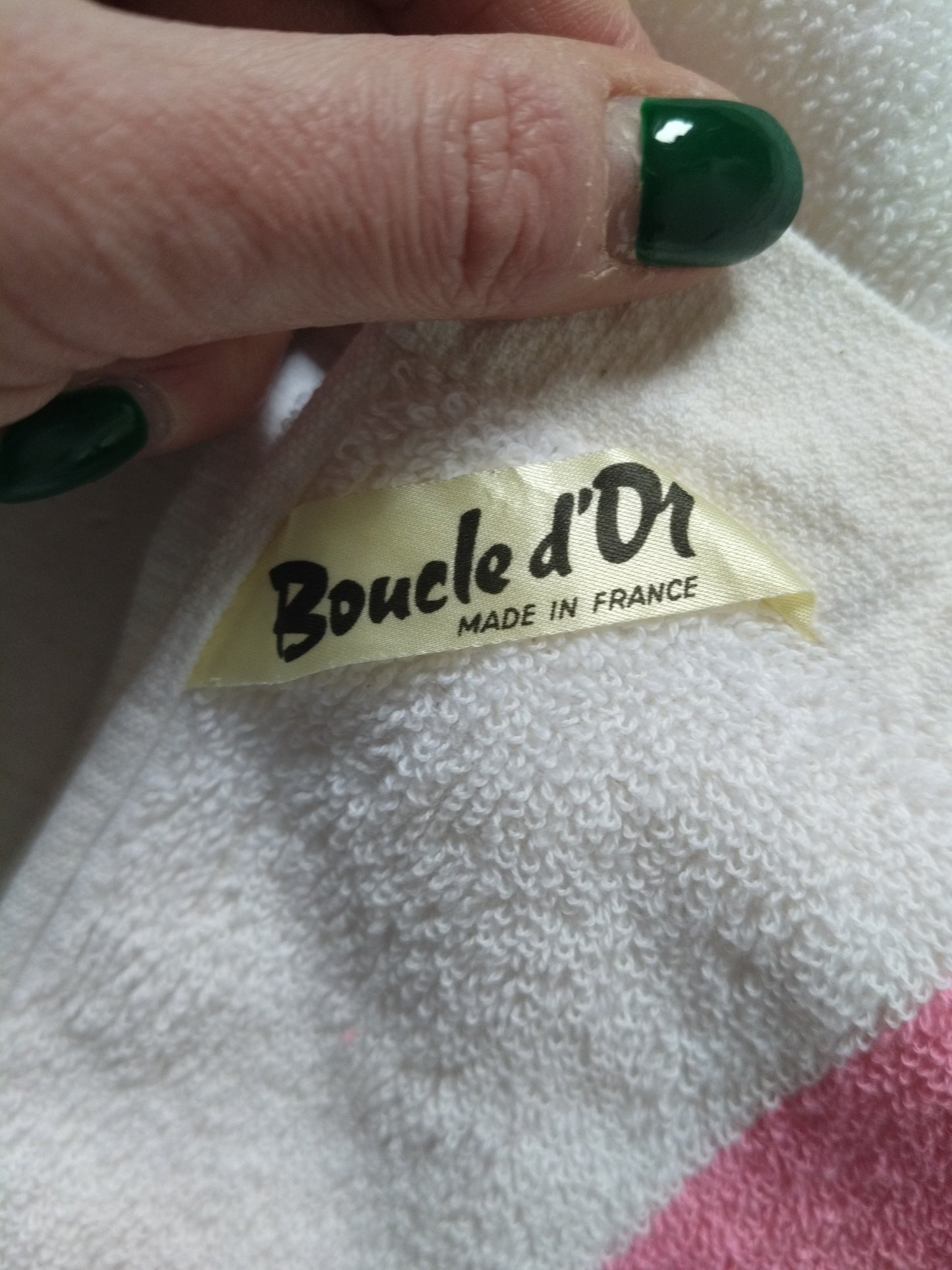Serviette de toilette Boucle d'Or - cetaitmieuxavant