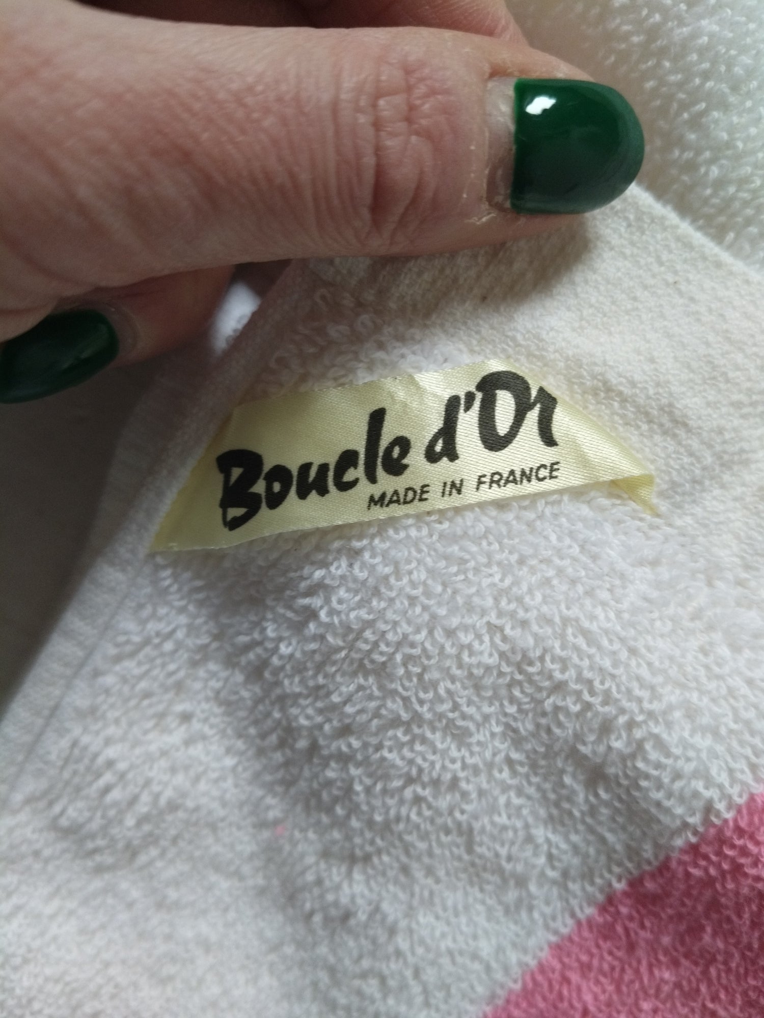 Serviette de toilette Boucle d'Or - cetaitmieuxavant