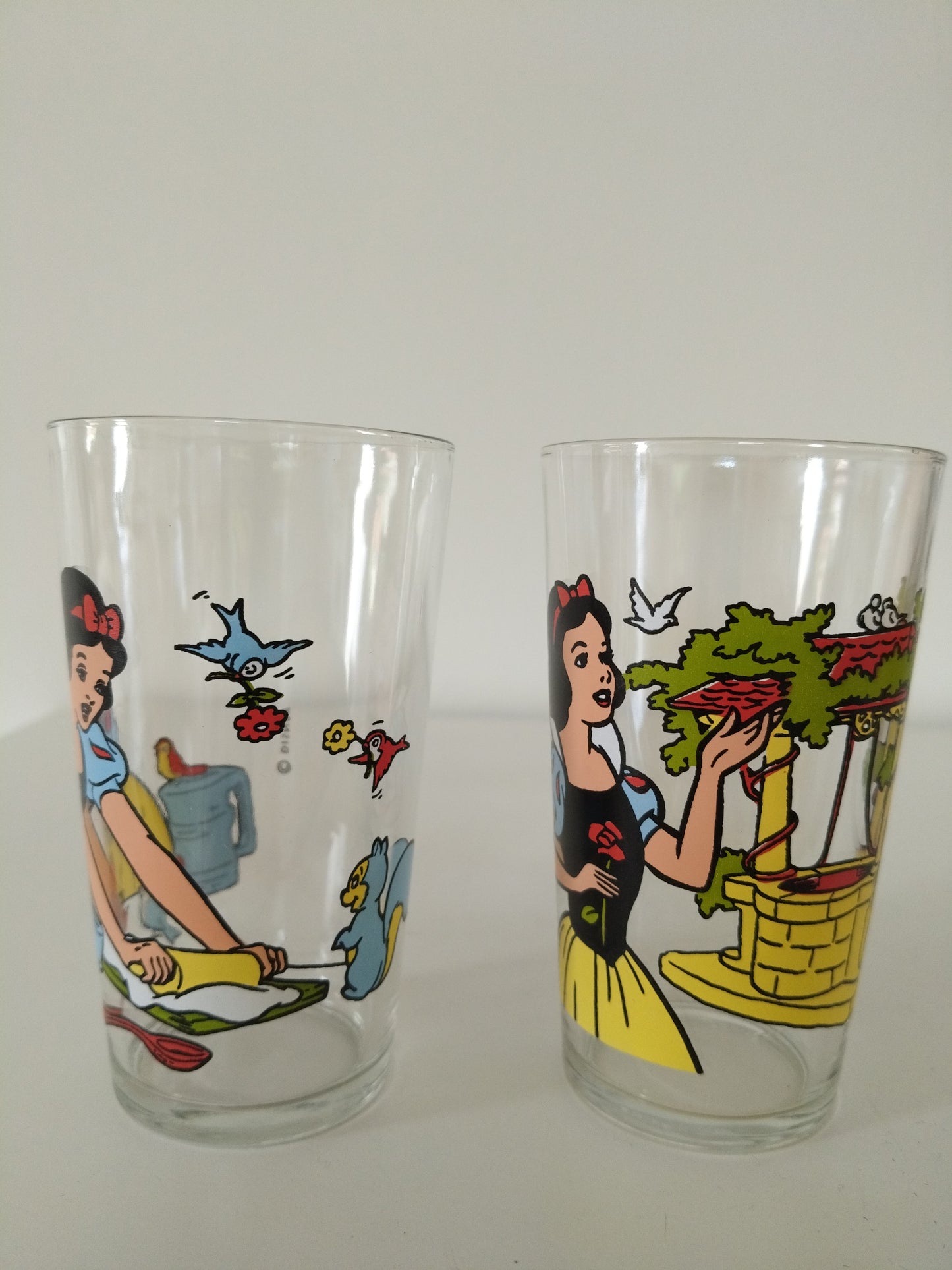 Grand verre Blanche Neige VMC 80's au choix