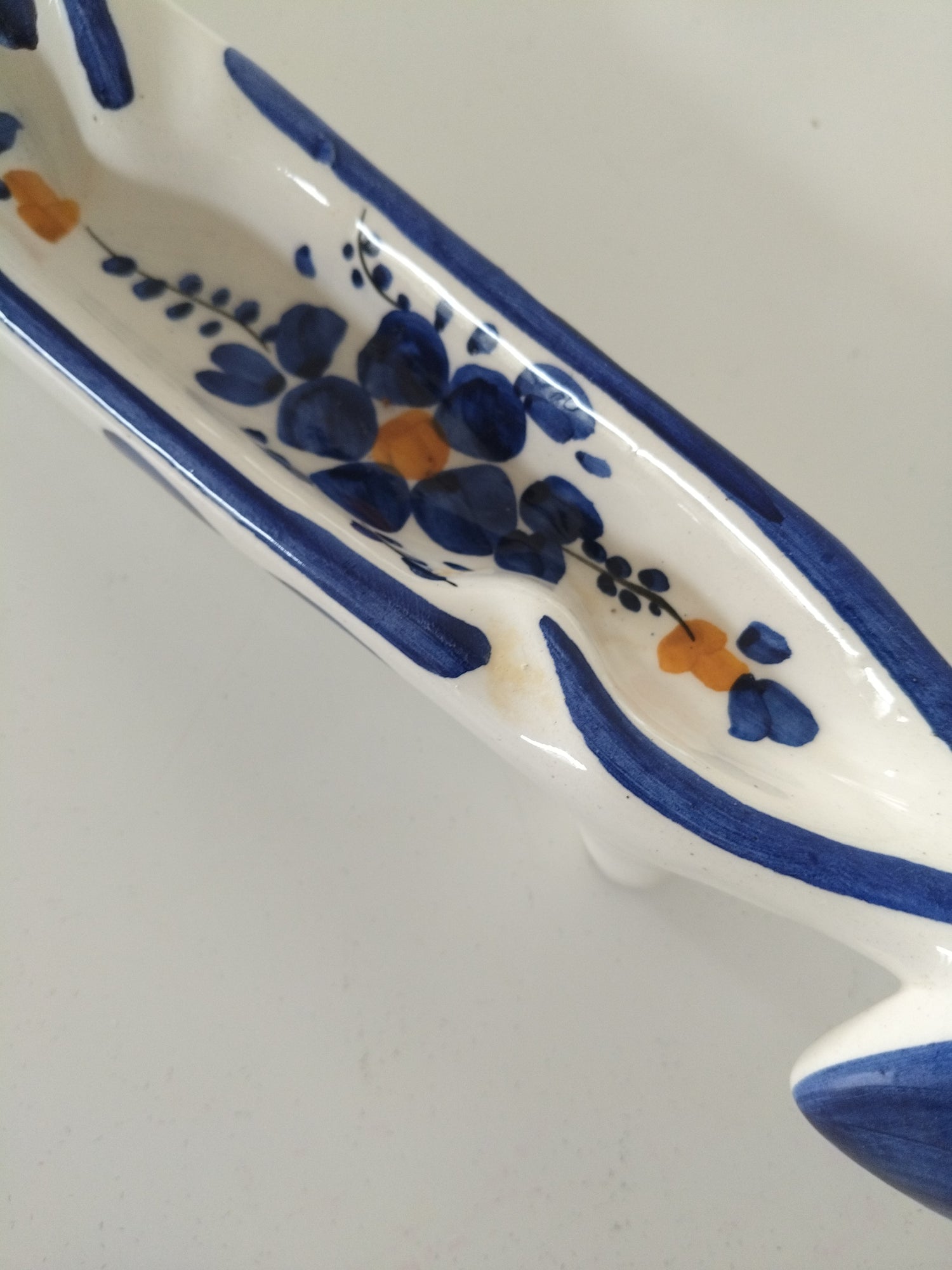 Cendrier/ vide-poches/ porte-bijoux chien saucisse teckel en céramique - cetaitmieuxavant