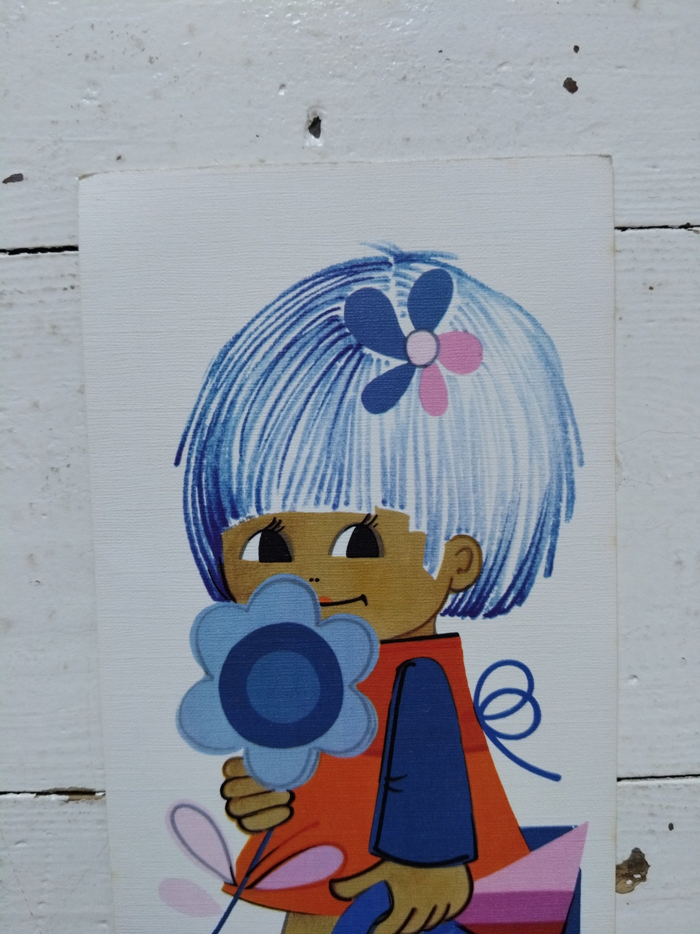 Ancienne carte postale Jaklien Moerman 70's au choix