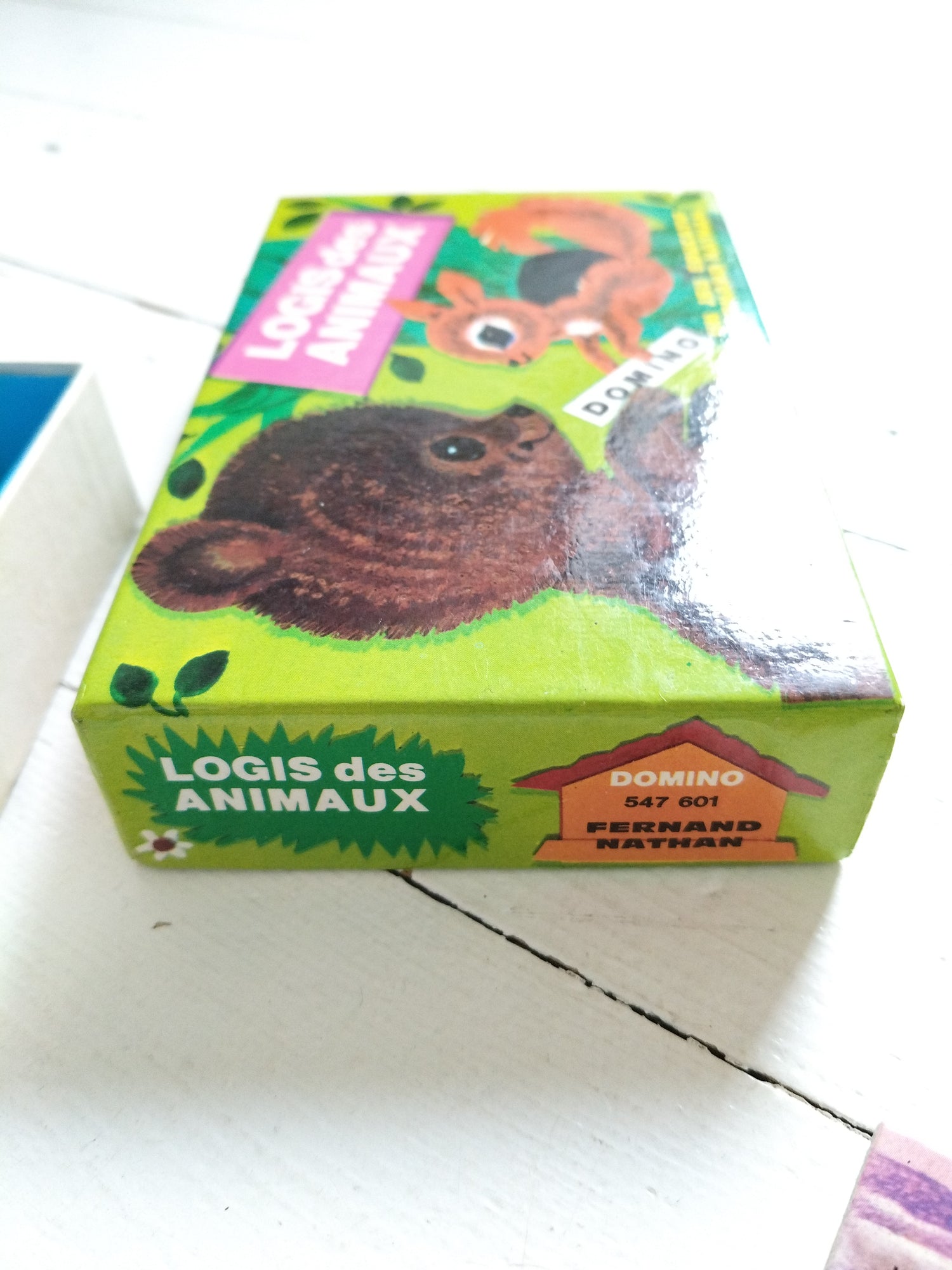 Jeu éducatif dominos logis des animaux par Fernand Nathan 1972 - cetaitmieuxavant