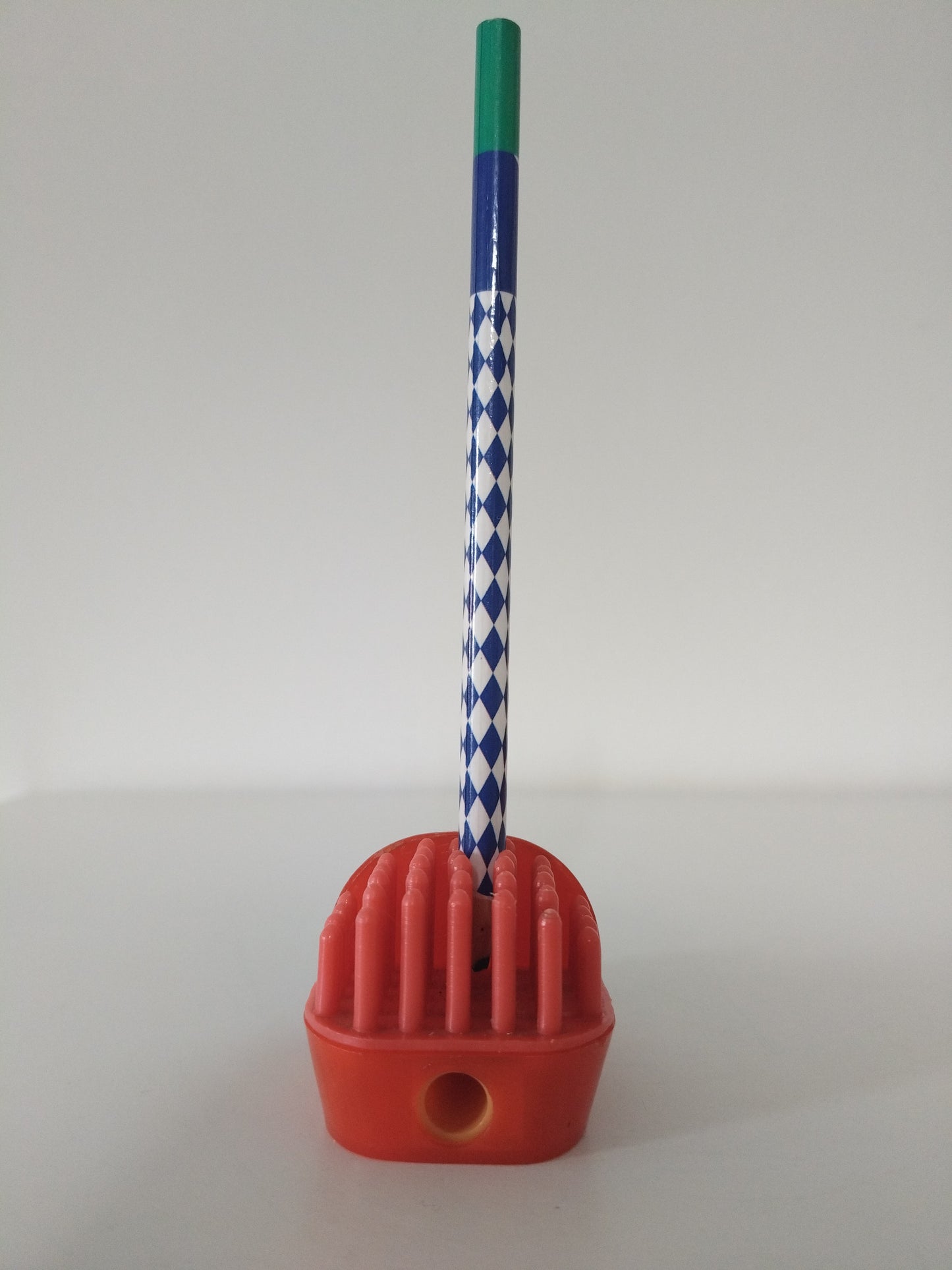 Hérisson miniature taille-crayon, porte-crayon et gomme 80's couleur au choix