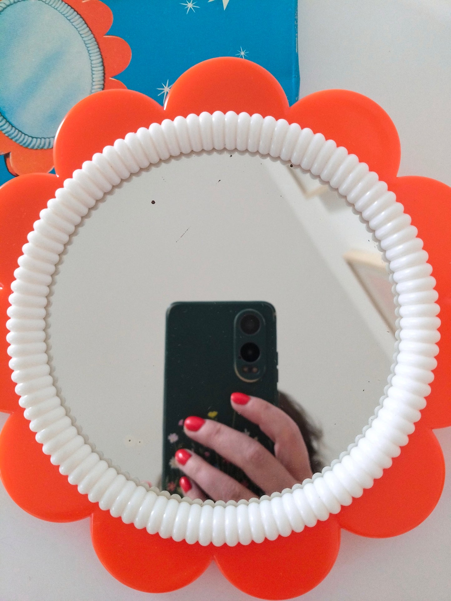 Petit miroir fleur mural ou à poser - cetaitmieuxavant