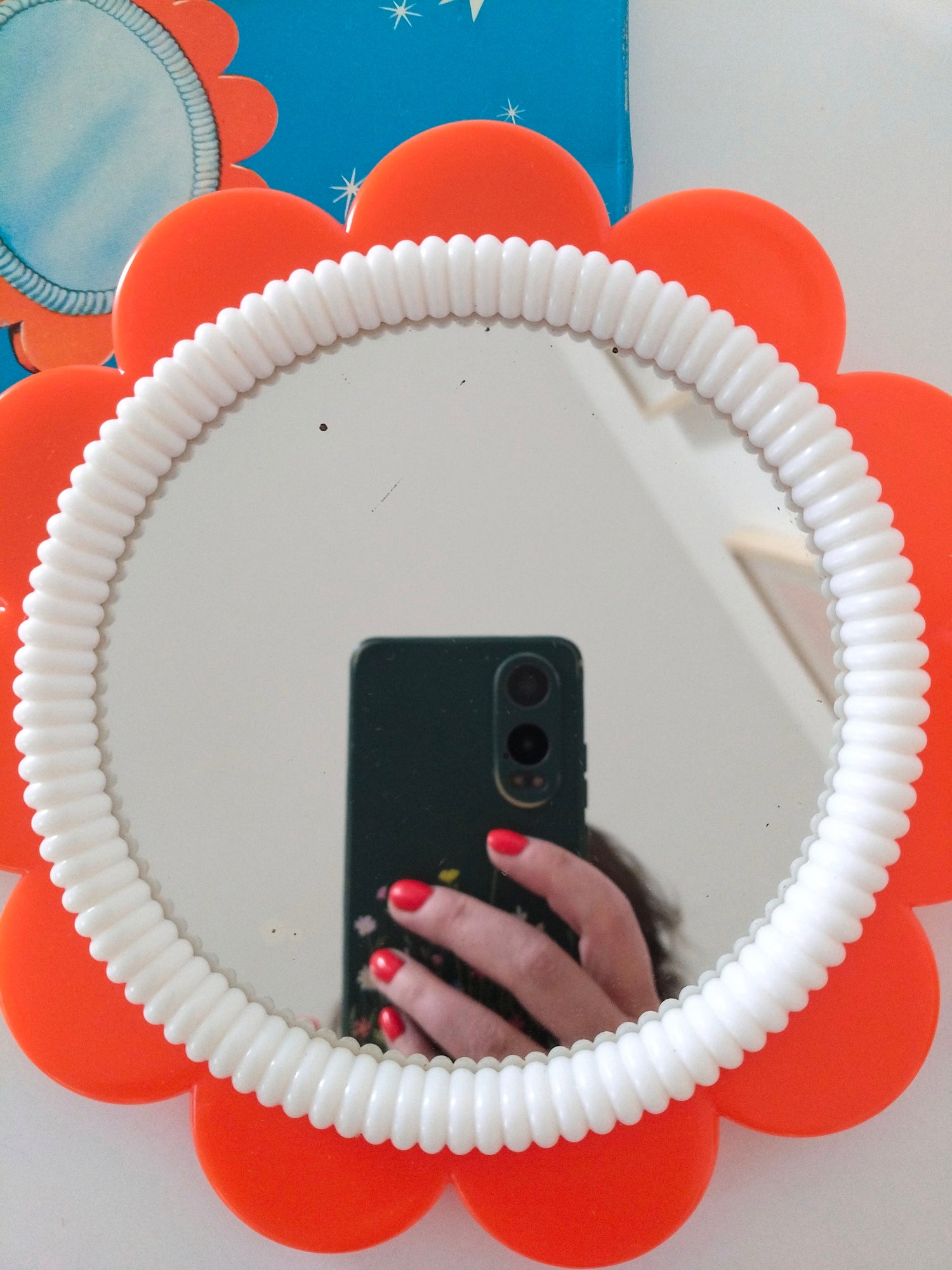 Petit miroir fleur mural ou à poser - cetaitmieuxavant