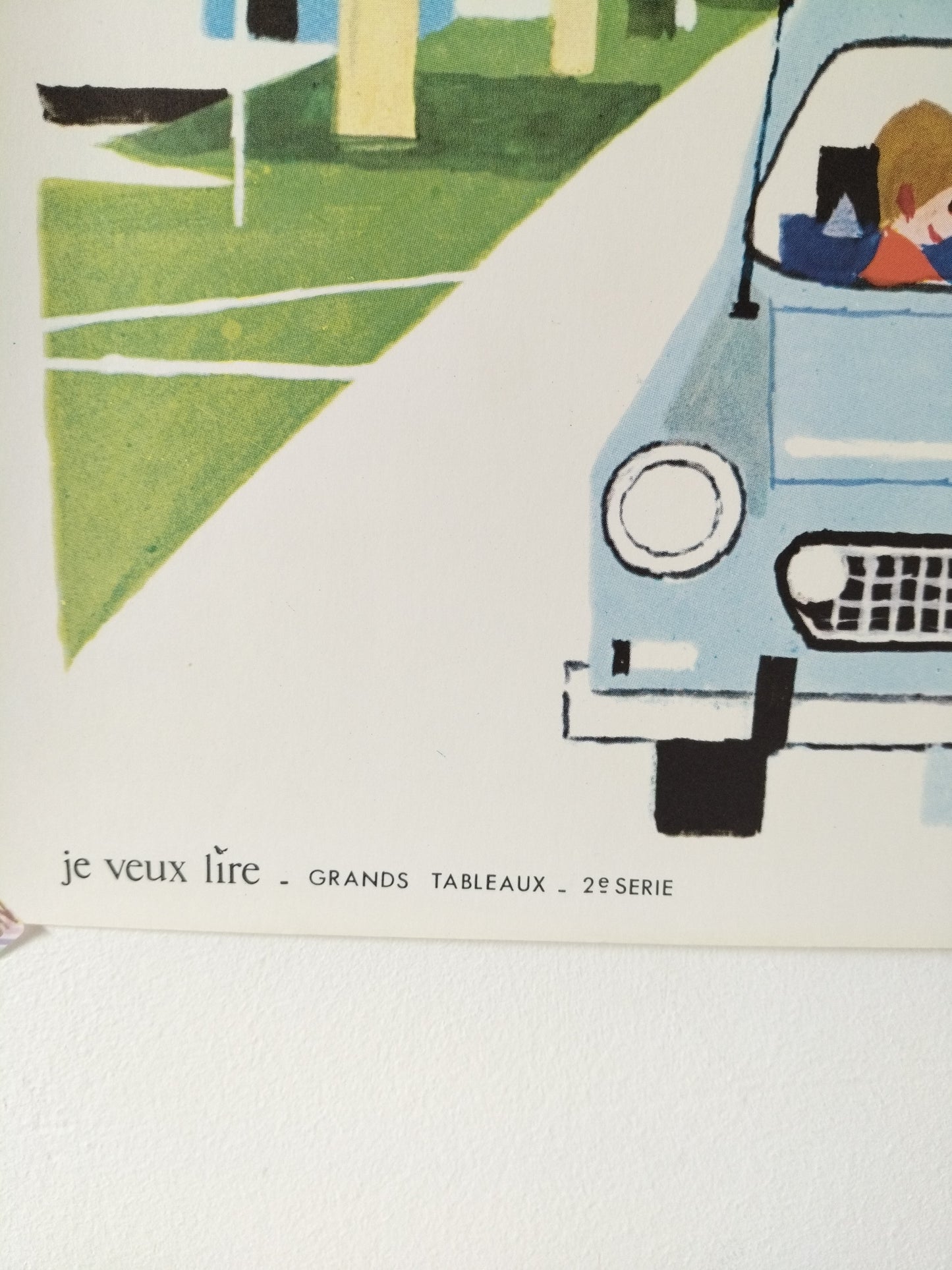 Ancienne affiche scolaire "je veux lire" Hachette Rossignol 2e série 36 - cetaitmieuxavant
