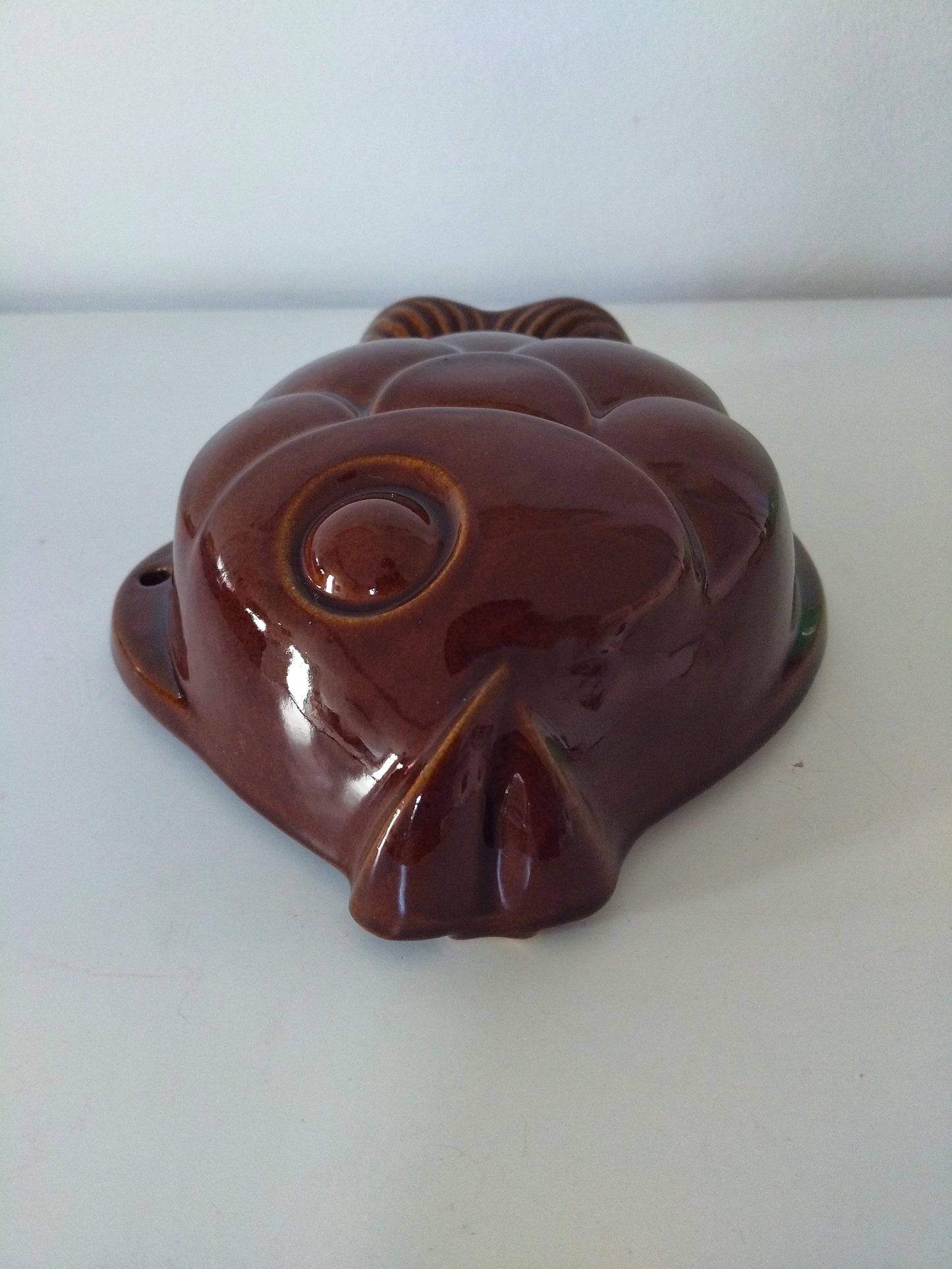 Ancien moule poisson à pudding mural West Germany 982-19