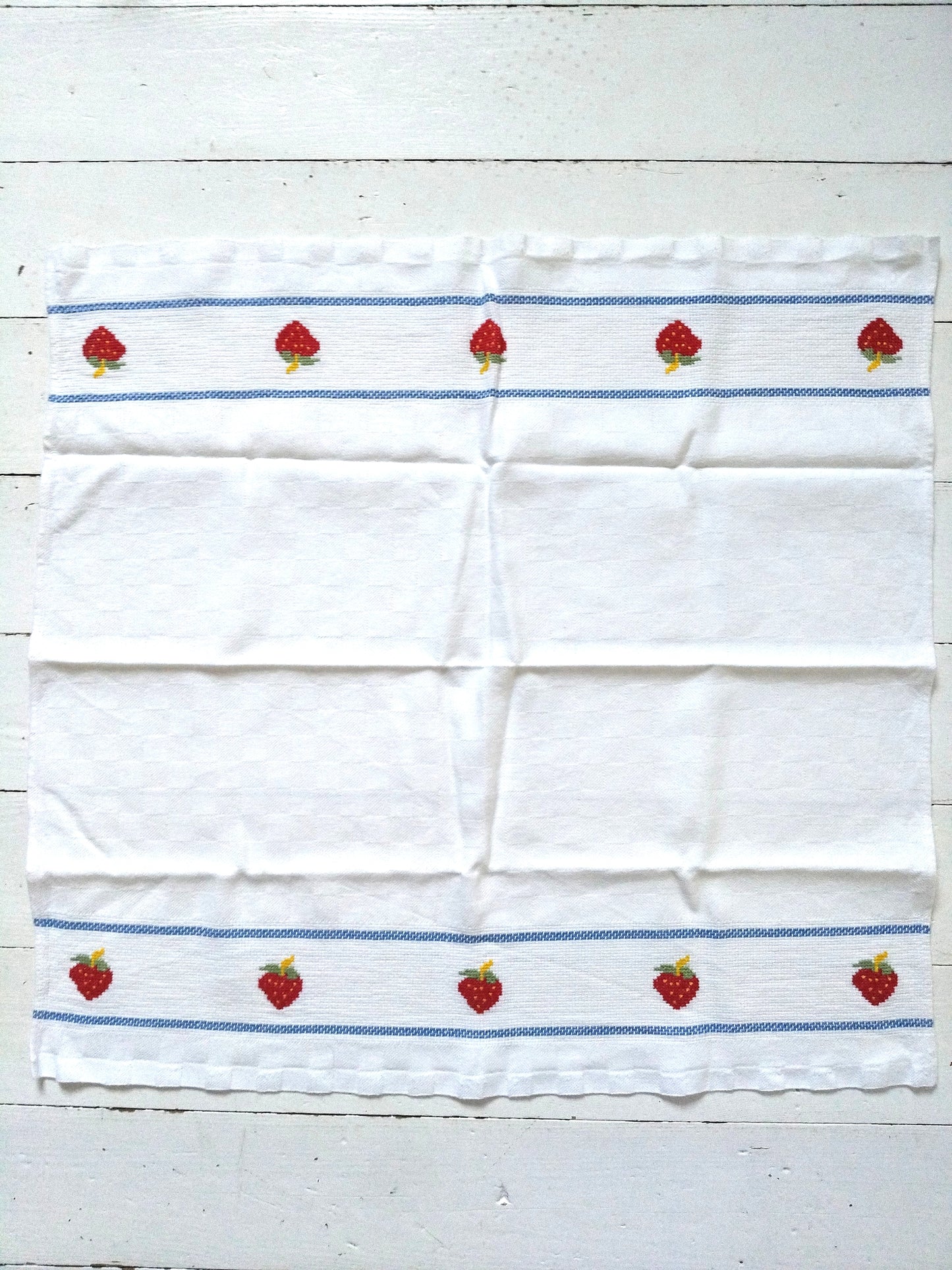 Torchon de cuisine brodé/ point de croix au choix