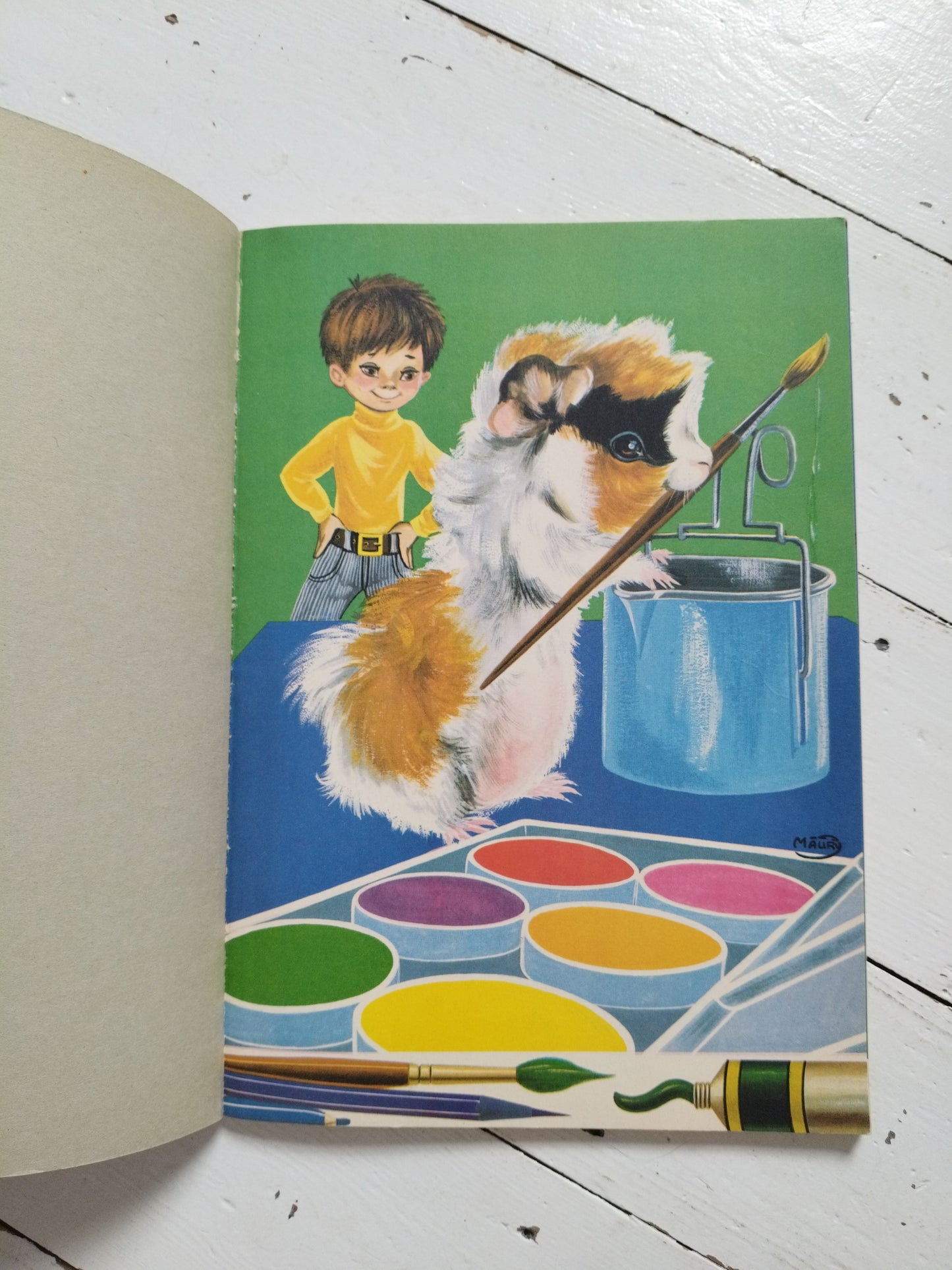Ancien livre de jeux et coloriage vierge - cetaitmieuxavant