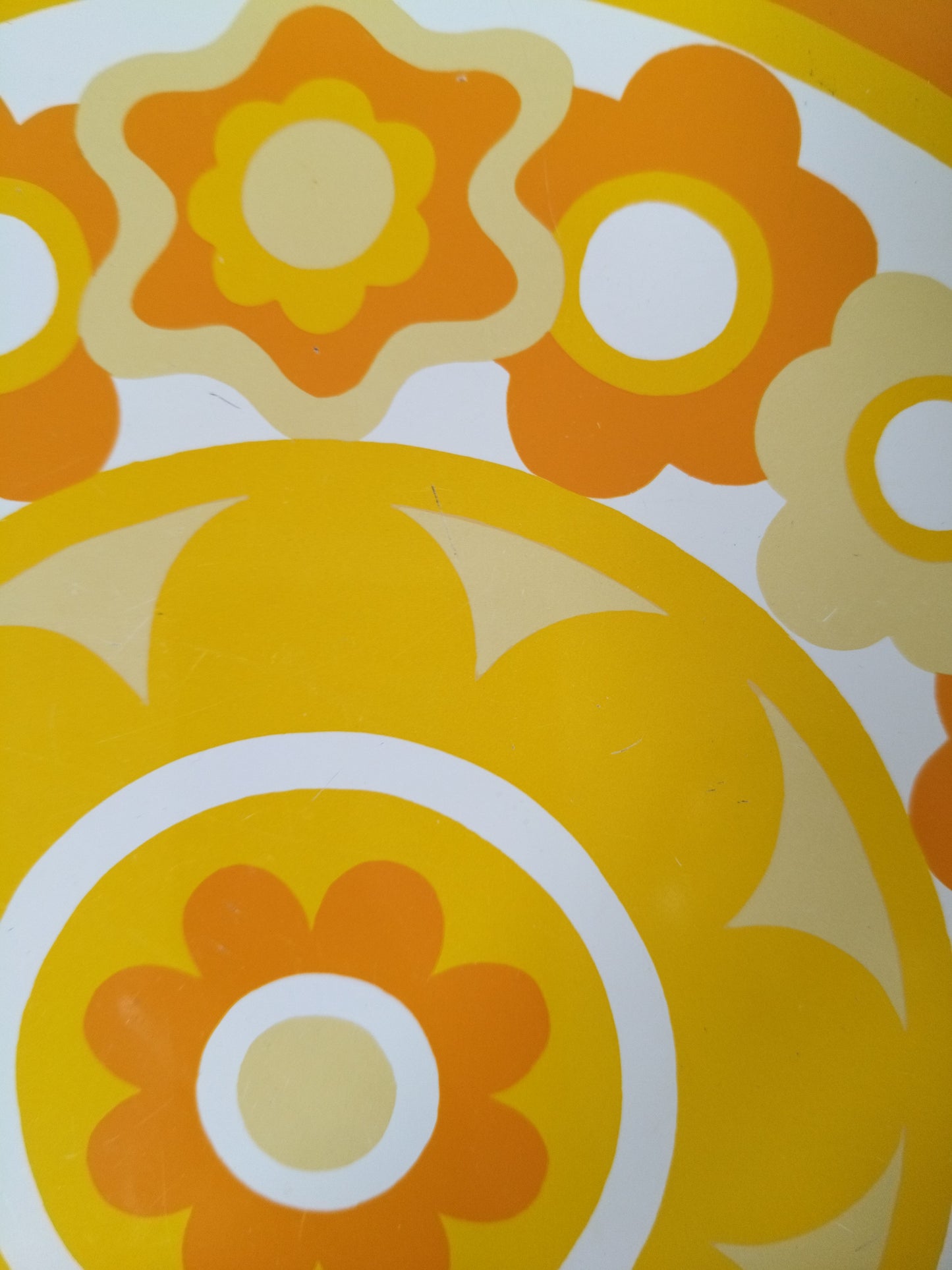 Plateau métallique rond Lollipop J.R.M design by Ian Logan England