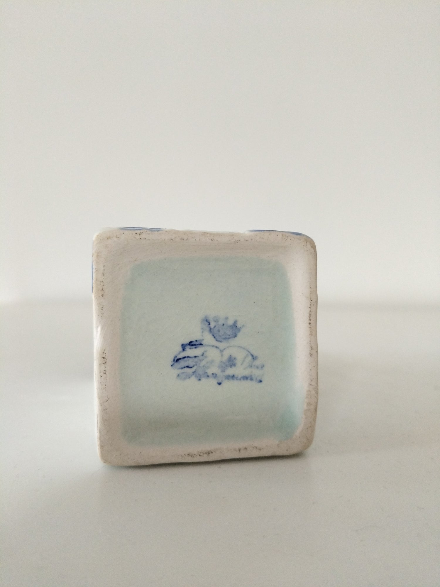Maison hollandaise miniature en Bleu de Delft - cetaitmieuxavant