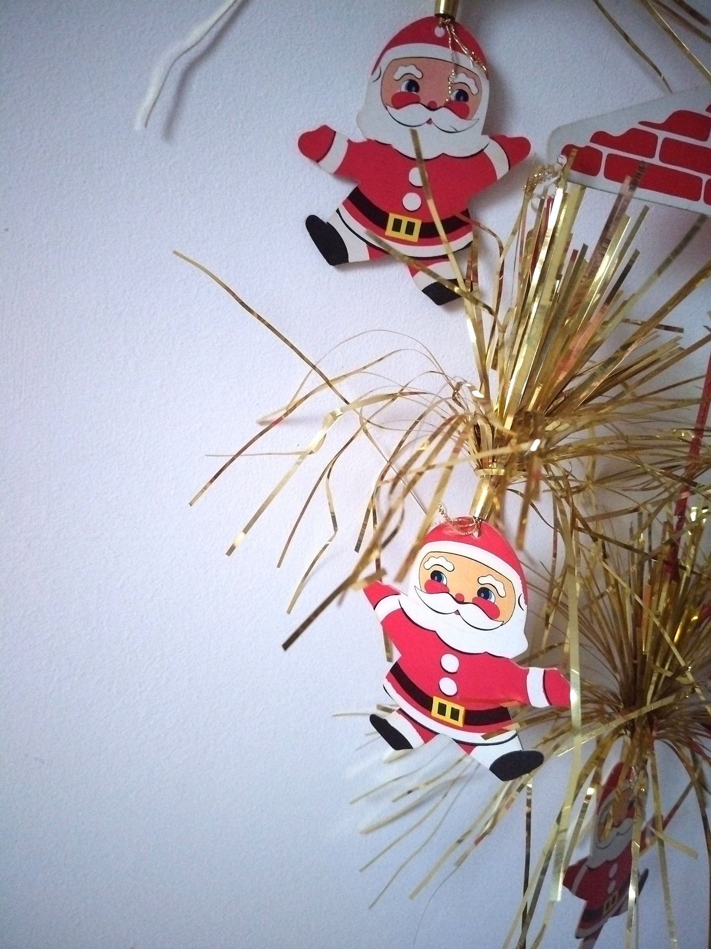 Mobile de Noël cartonné vintage