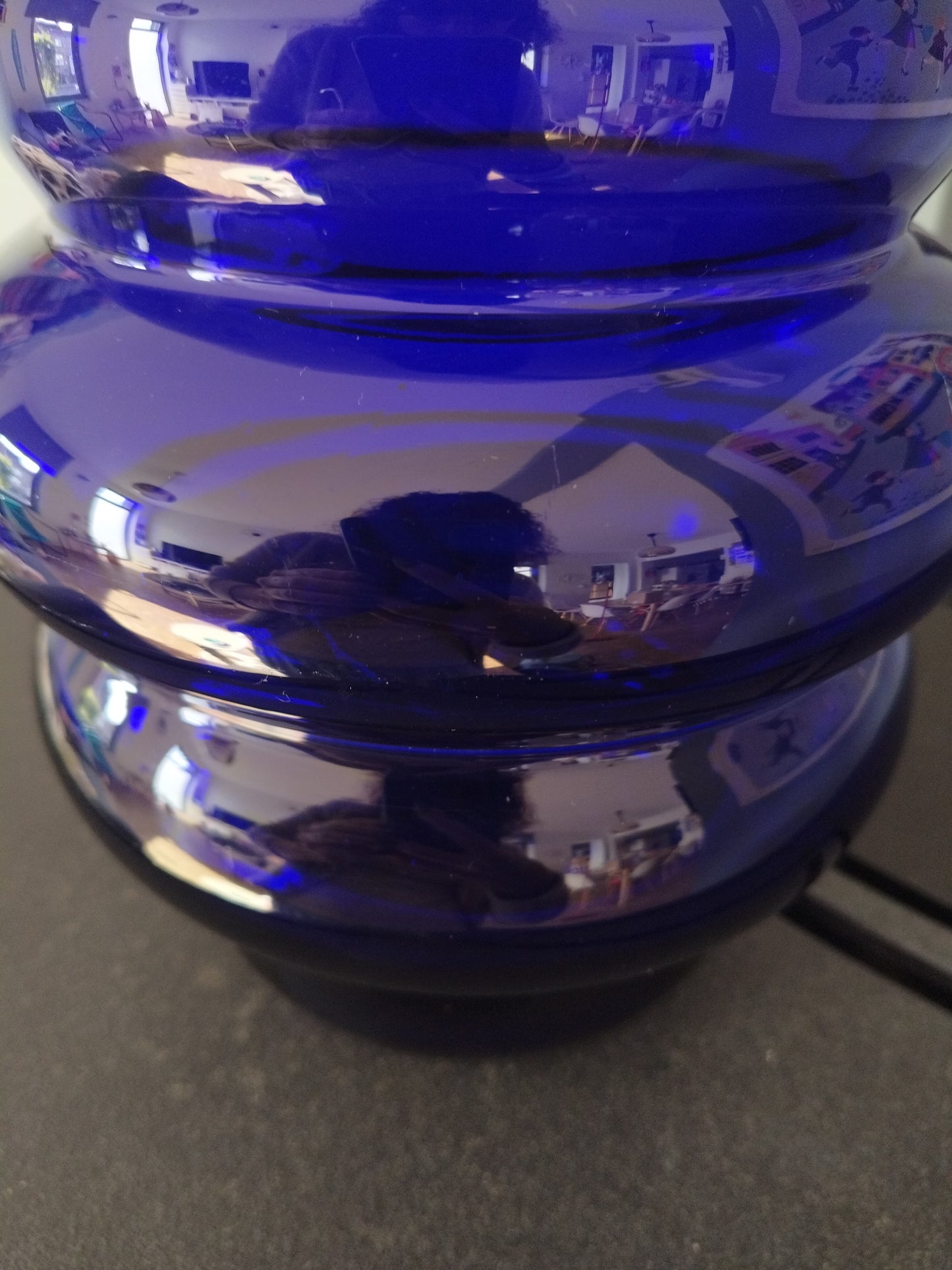Grand vase en verre Solstrale par Anne Nilsson pour Ikea 90's