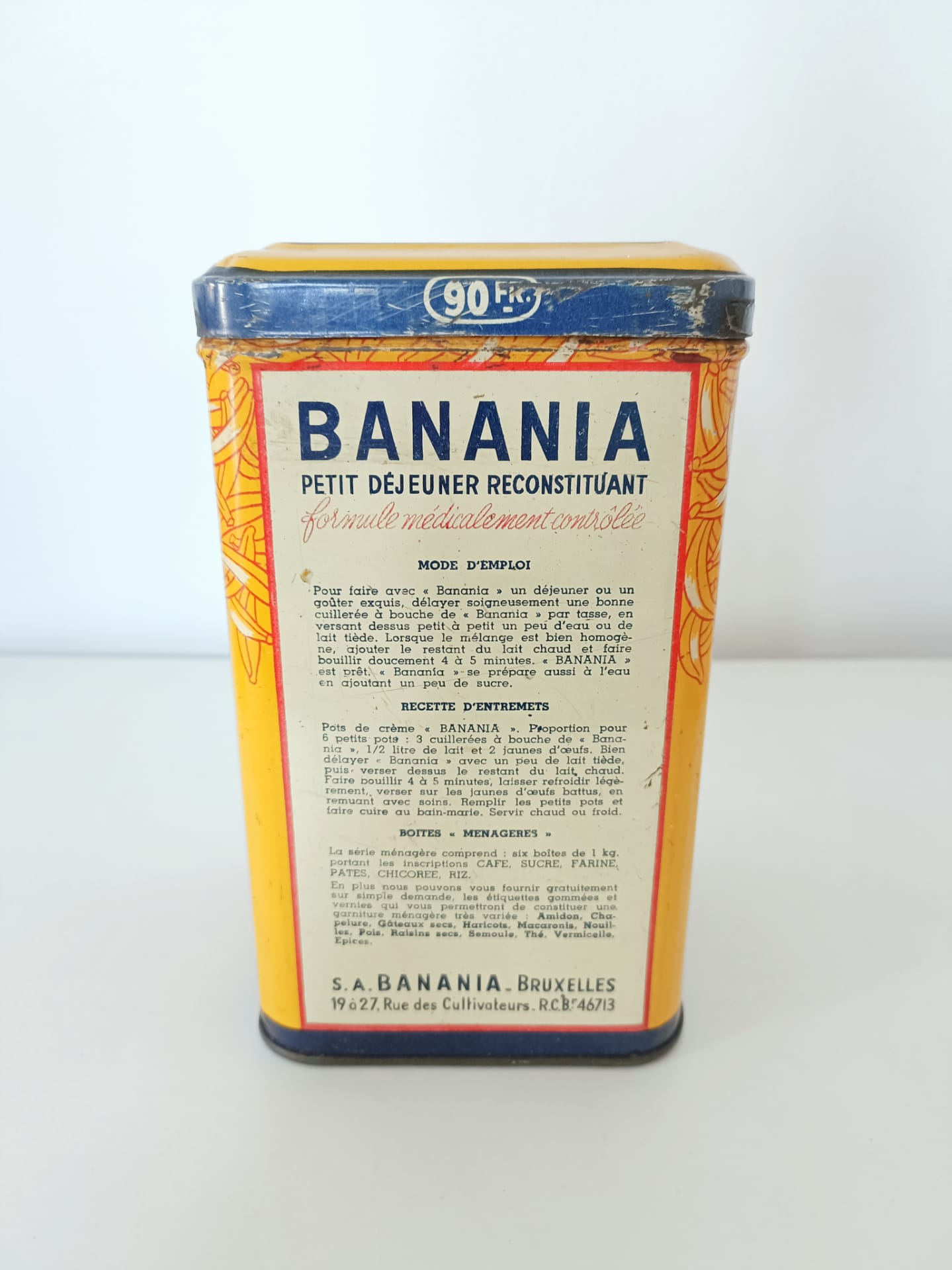 Boîte collector Banania "pâtes"