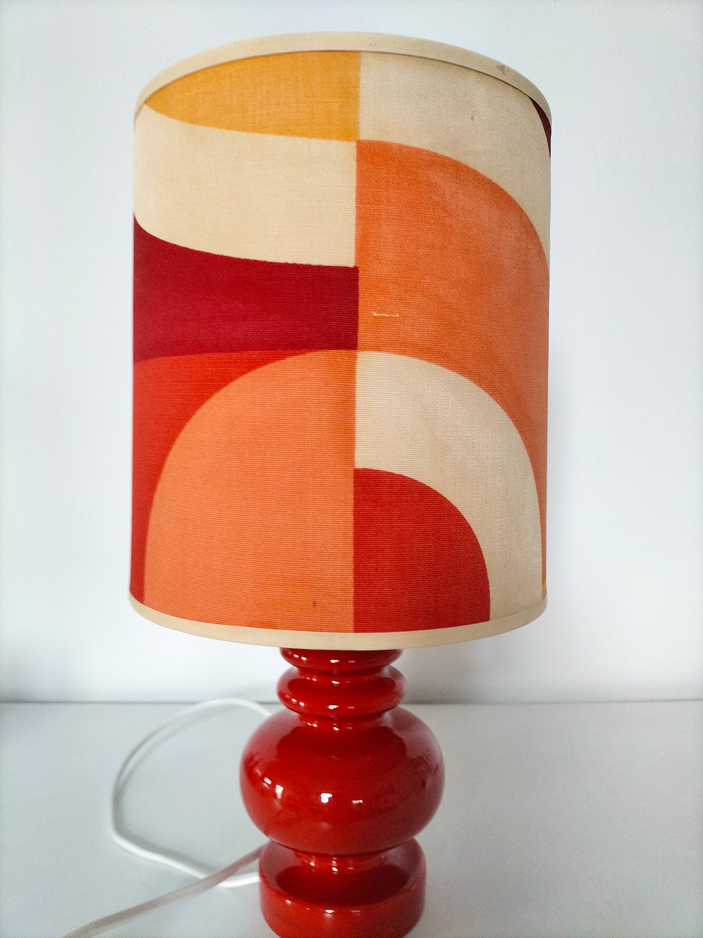 Lampe de table céramique et tissu