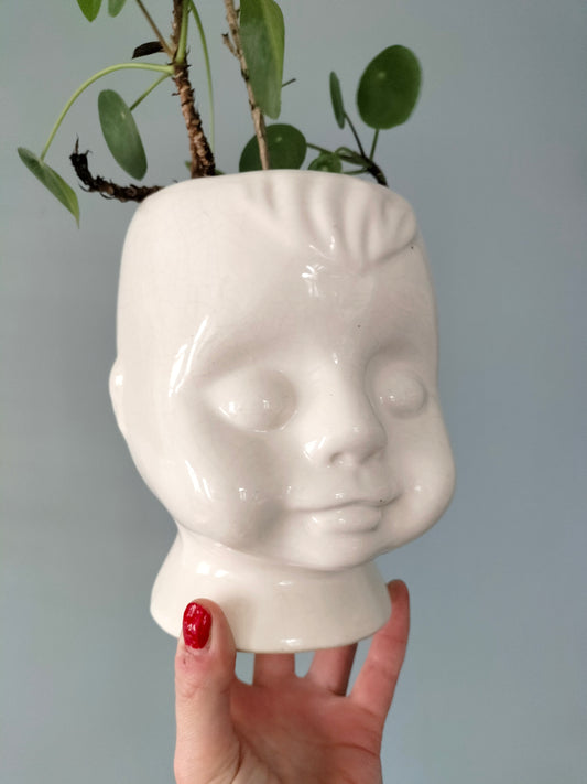 Cache-pot tête