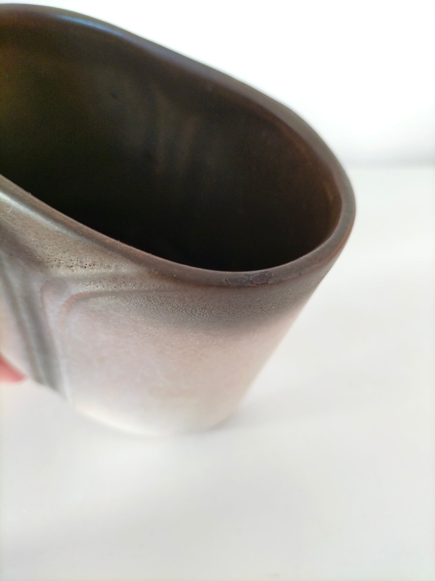 Petit vase/ pot/ photophore en grès au choix