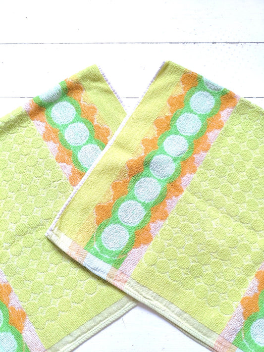 Duo de petites serviettes de bain