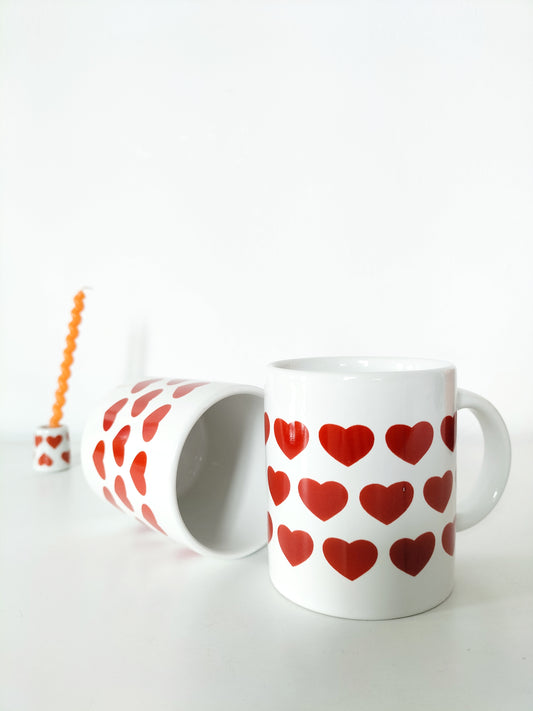 Mug coeurs Yves Rocher à l'unité